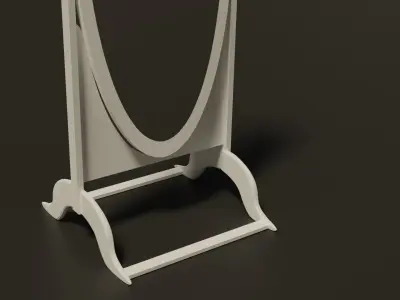 Mirror Free low-poly 3D model