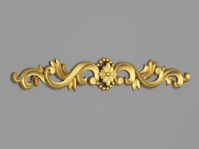 Classic Carved 005 3D model