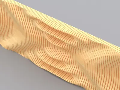 Parametric Wall Longitudinal Pattern 3D model