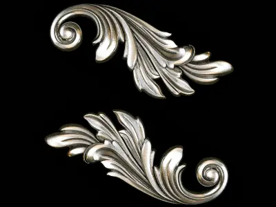 Classic carved 096 3D model