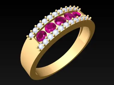 Diamond Ring - N5277 Free 3D print model