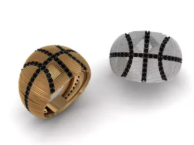 Basketball ring 3D print model
