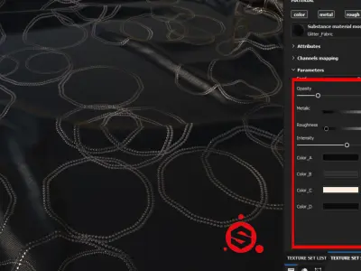 Glitter Fabric Material Texture