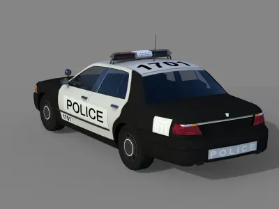 Vehicle Pack Utility Car Truck Low-poly 3D model