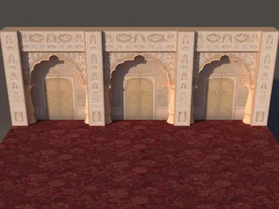 Indian Stage 3D model