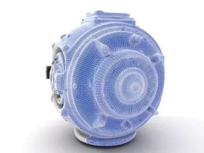 Futuristic Energy Core model pack Low-poly 3D model