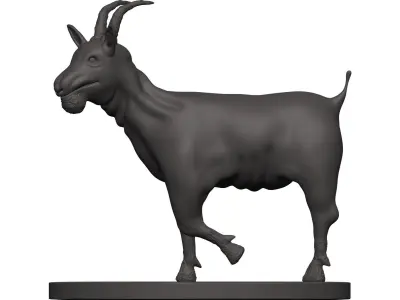 Goat-Goat figurine of goat 3D model