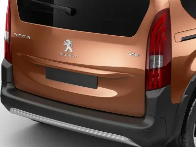 Peugeot Rifter 2019 3D model