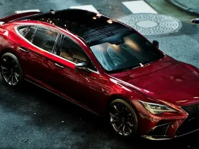 Lexus LS 500 F 2022 3D model