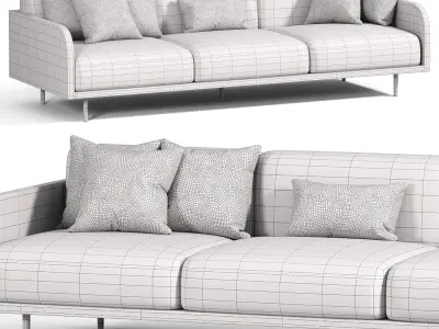 The HEDLAND Sofa 3D model