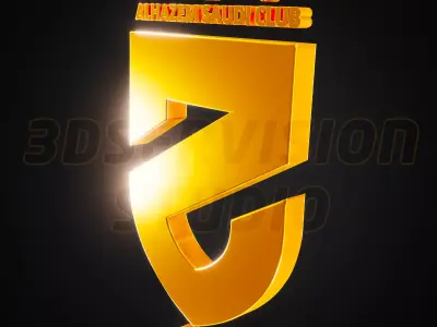 Al Hazem logo - Cinematic - 3D print 3D model