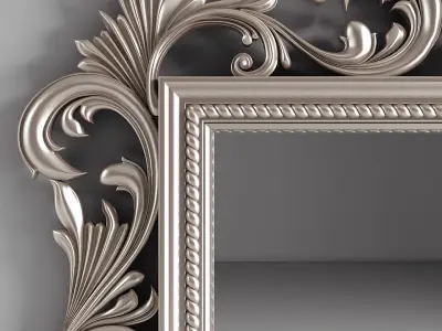 FRENCH STYLE MIRROR 3D model