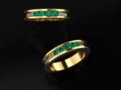 Women Ring 42 3D print model