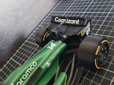 ASTON MARTIN AMR23 2O23 F1 CAR 3D print model
