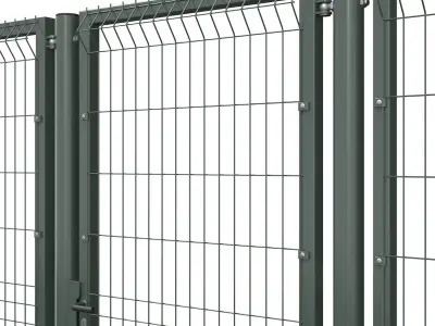 Metal Fence 3D model