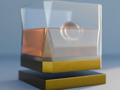 Sci-Fi Drinking Glass Pack Free 3D model