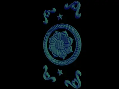 Furniture Appliques 2 3D model