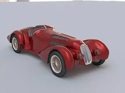 alpharomio sports car 3D model