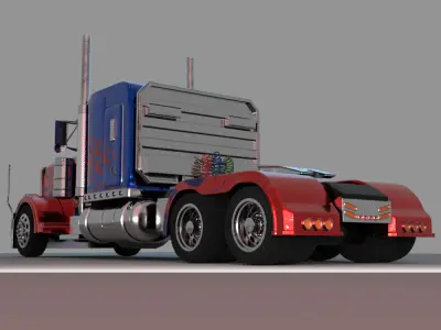 Optimus Prime Truck 3D model