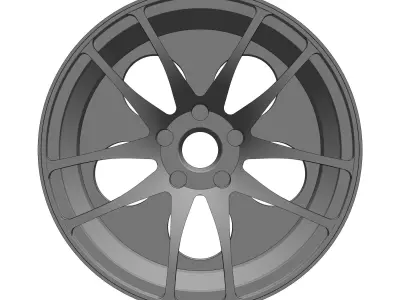 Work Emotion CR Kiwami 164 RIMS FOR HOTWHEELS 3D print model 3D print model