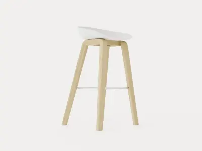 About A Stool 32 Low-poly 3D model