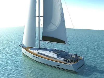 Jeanneau Sun Odyssey 409 3D model