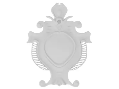Cartouche Ornament 014 3D model