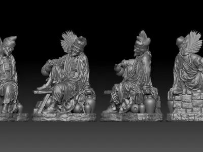 Jigong  3D print model