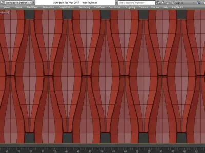 3d Gypsum Panels wall panel 3d model Low-poly 3D model