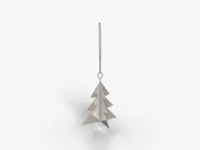 Deco Ornam Tree Low-poly 3D model