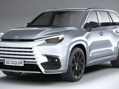 Lexus TX 500h 2024 3D model