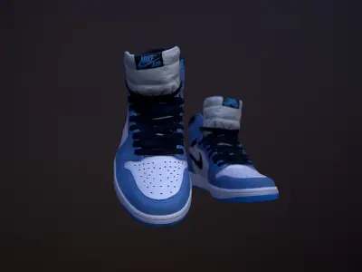 Air Jordan  Low-poly 3D model