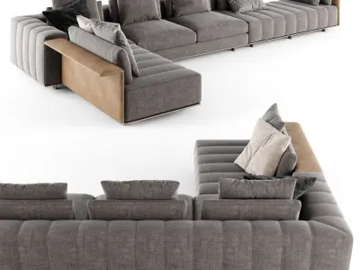 Modern FREEMAN sofa 01 3D model