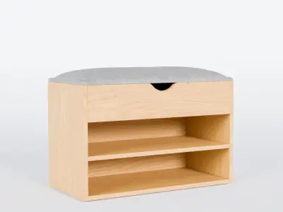 Heim Studio YISU Shoes Rack 60x30x43 Low-poly 3D model