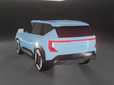 Kia EV5 Low-poly 3D model