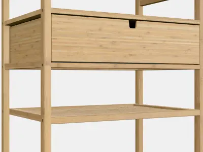 NORDKISA Bedside table 1 Low-poly 3D model