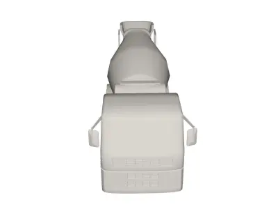 Concrete mixer 3D model