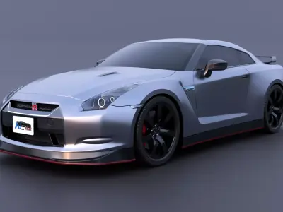Nissan GT-R R35-Bas-SCS01 3D model