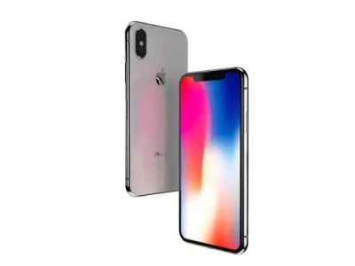 iPhone X Detailed 3D Model - 3D Printing Ready -  Low-poly 3D model