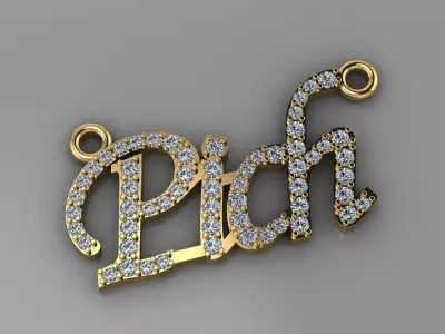 Pich Pendant 3D print model