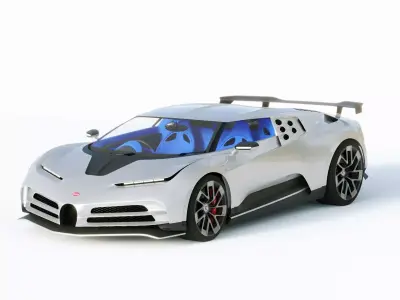 Bugatti Centodieci 2020 3D model
