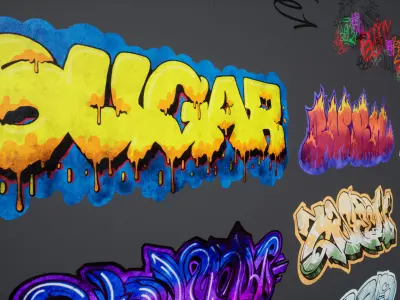 Graffiti Pack Decals IV Texture