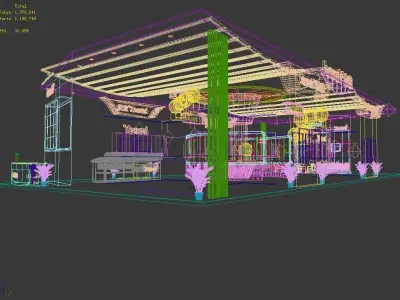Exhibition - Area - 12X25-3DMAX2009-03 3D model