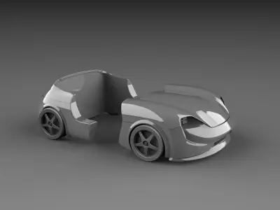 sports car 3D print model purchase