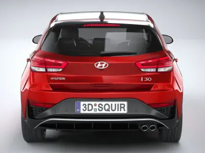 Hyundai i30 N-line 2020 3D model