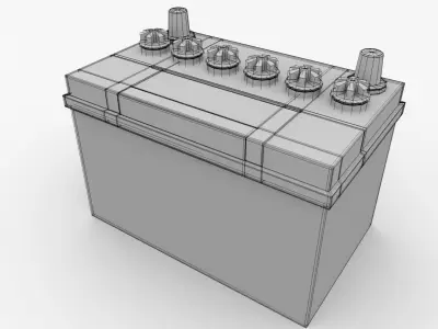 Car Battery 3D model