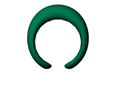 Loop gold ring 3D print model