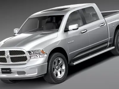 Dodge Ram HFE crew cab 3D model