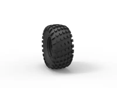 Offroad wheel 22 3D print model