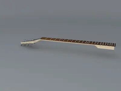 Guitar neck Free 3D model